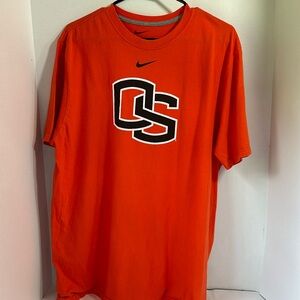 Nike Oregon Orange Men's Shirt with Black and White Logo